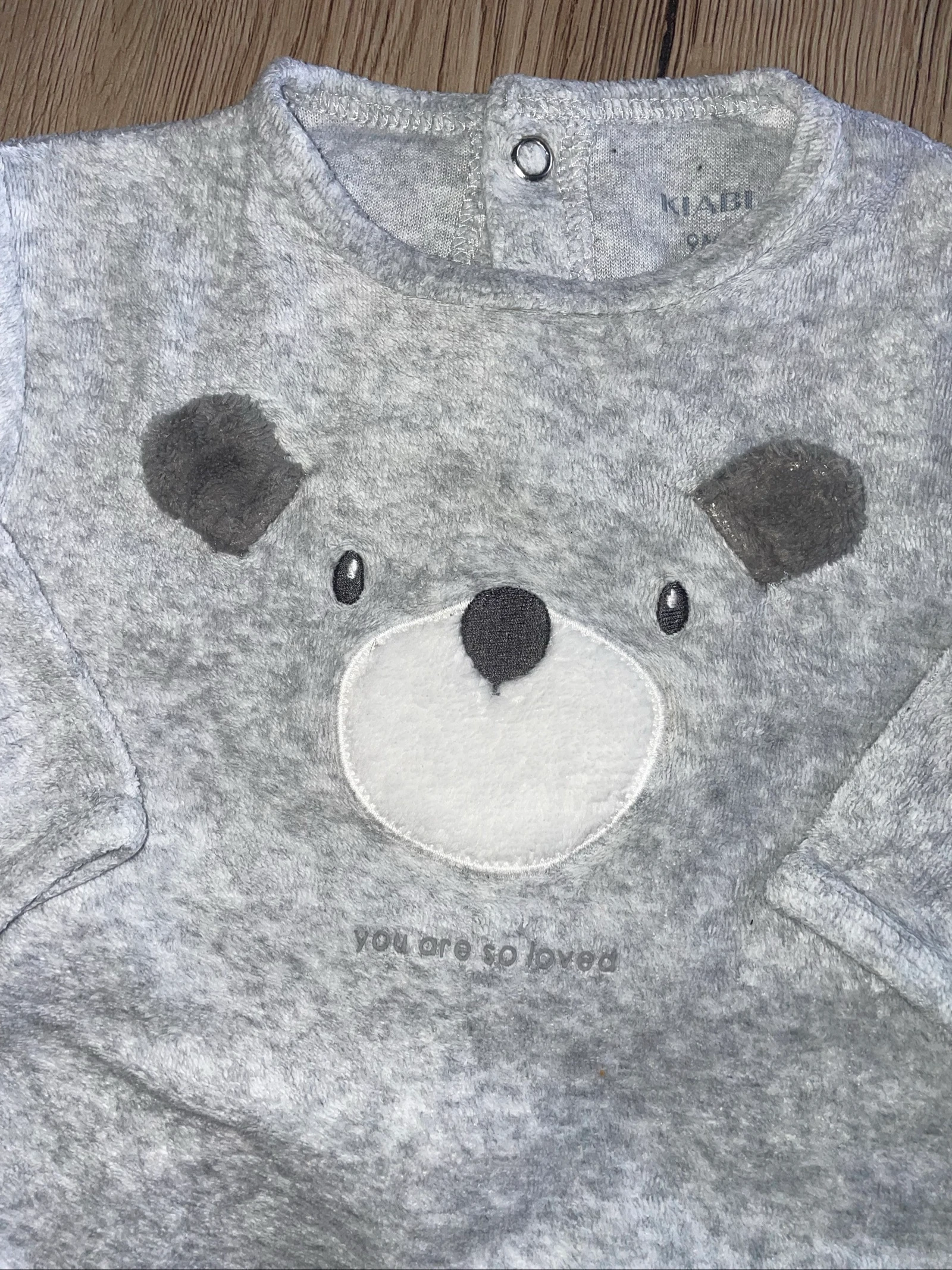 Fluwelen pyjama 9 maanden 72 cm Kiabi – photo 2
